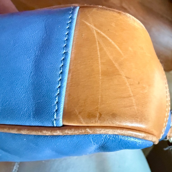 Women's Coach Reserve  Colorblock Crossbody Bag magnetic closure excellent shape - Picture 8 of 16